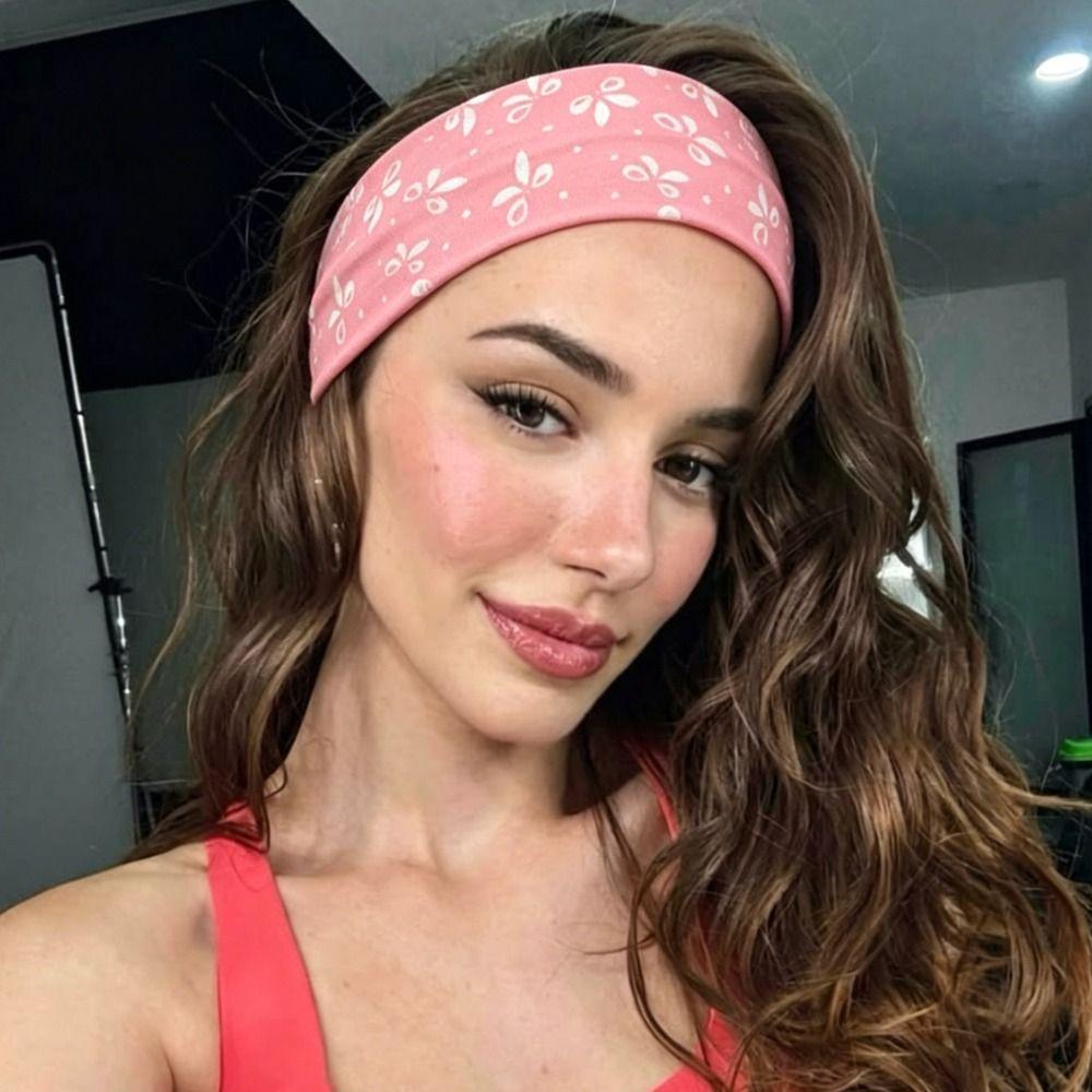 Vintage Style Elastic Hairband Large Button Retro Headband High Quality Polka Dot Headband