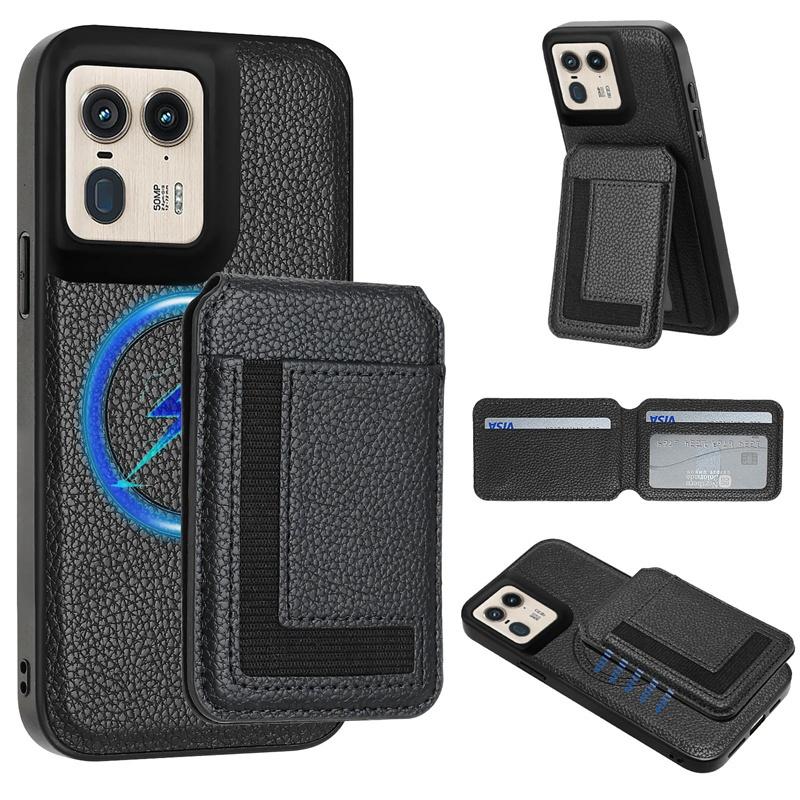 Для Motorola Moto Edge 50 Fusion Pro X50 Ultra G85 S50 Neo G Stylus Play Power 5G 2024 4G Чехол Обложка Карман Магнитный Кошелек Поддерживает Беспроводную Зарядку