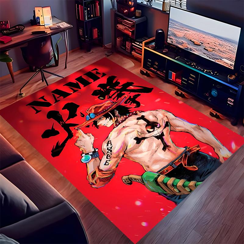Custom personalization One Piece Print Area Rug - Soft, Washable Non-Slip Indoor Mat,Living Room,Home&Office Decorative Rug