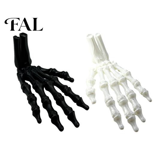 Spooky Hand Decoration 3D Printed Skeleton Figurine, Bone Statue for Dark Style Ornament Halloween Party, Gothic Model, Desk Decor