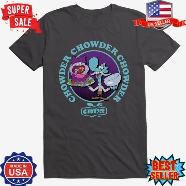 Мультяшная футболка Cartoon Network Чоудер и Мунг Даал S-5XL