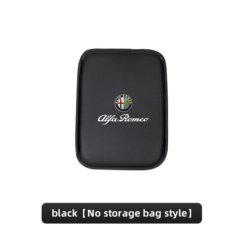 MQHWD1 Car Armrest Cover Cushion Armrest Box Protective Pad For Alfa Romeo Giulia Stelvio Giulietta 156 159 147 Mito Tonale Brera Disco