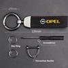 1pcs Leather Car Styling Badge Pendant 4s Shop Gifts Auto keychain For opel insignia astra j h g corsa d zafira b