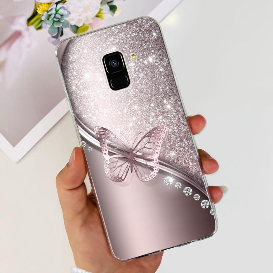 Чехол для Samsung Galaxy A8 Plus 2018 SM-A730F Роскошный Расписной Чехол Мягкий Силиконовый Чехол для Телефона Для Samsung A8 2018 A530F A8+ Fundas