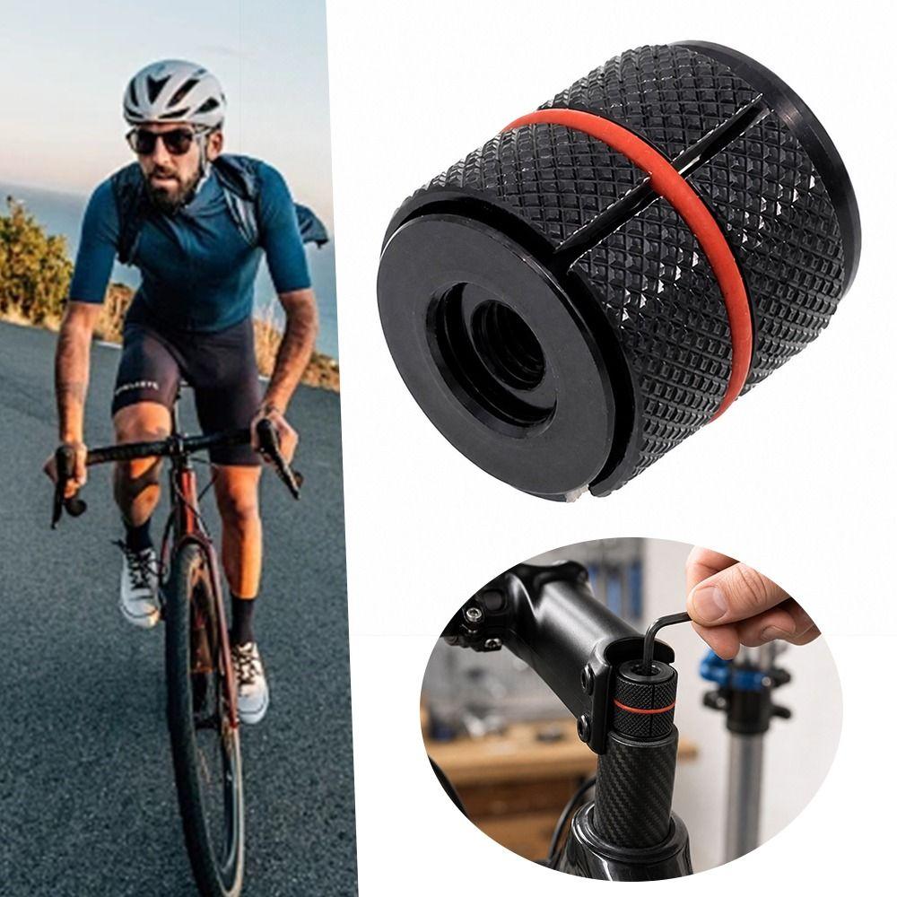 Aluminum Alloy Bike Headset Expanding Plug Black Head Bowl Nut Bicycle Accessories Universal