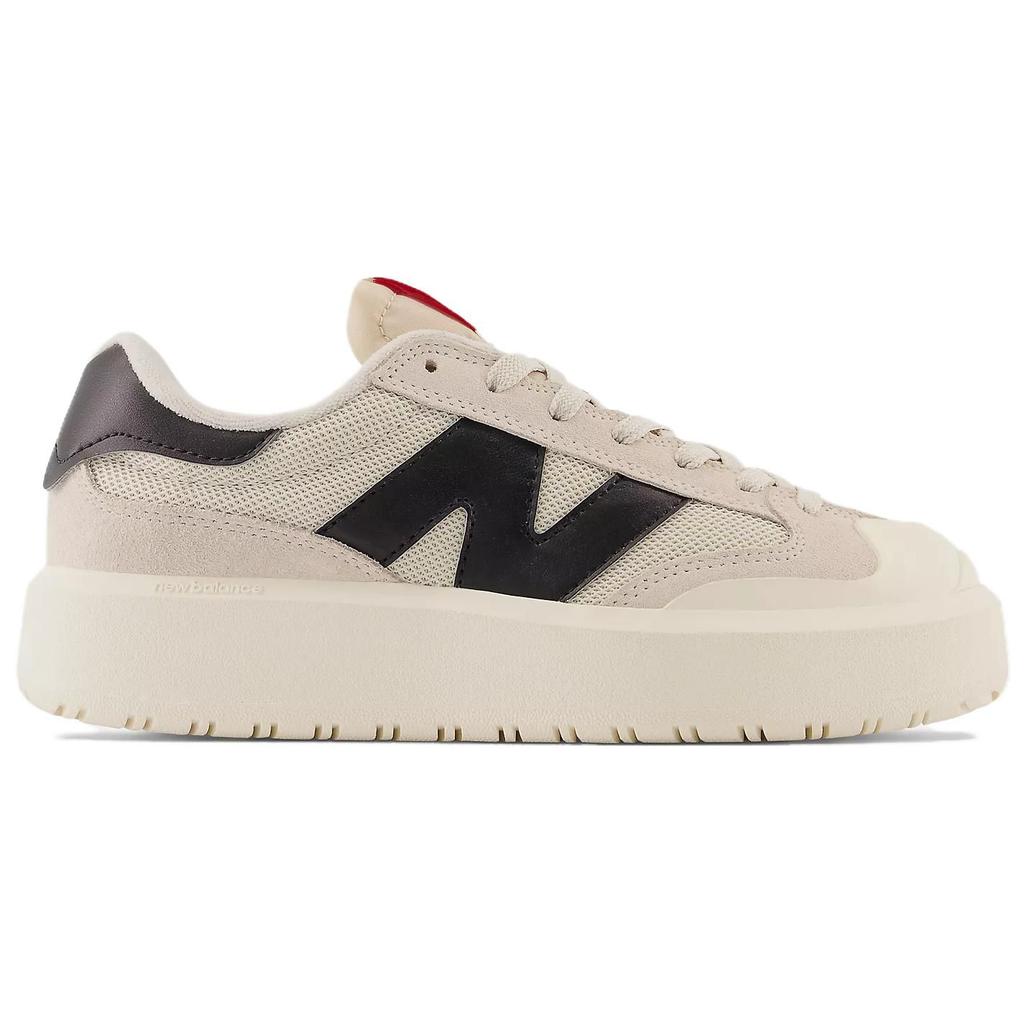 New Balance CT302 Бежево-черные кроссовки унисекс кремовые CT302RF
