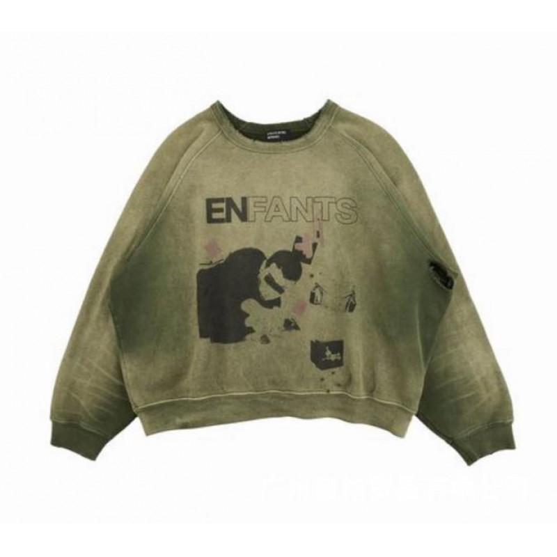 Unisex Oversized Cotton Graphic Print Hoodie Streetwear Loose Fit Casual Sweatshirt