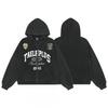 Mens 2026 American Vintage Washed Hooded Zip-Up Cardigan Sweatshirt Teens