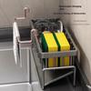CADUKE Kitchen Storage Rack, Draining Rack, Faucet Basin Dishwashing Rack, Stainless Steel Wire Ball Storage Rack, Organizer Tool