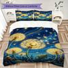 Dandelion Pattern Bedding uilt Set uilt Cover Pillowcase Home Decoration Birthday Gift (1 * duvet cover + 2 * pillowcase  without core)