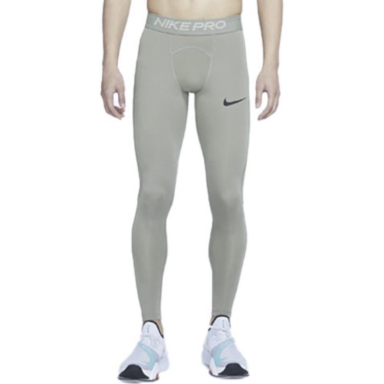 Nike Быстросохнущие компрессионные брюки для тренировок по бегу, мужские брюки светло-армейского цвета BV5642-320