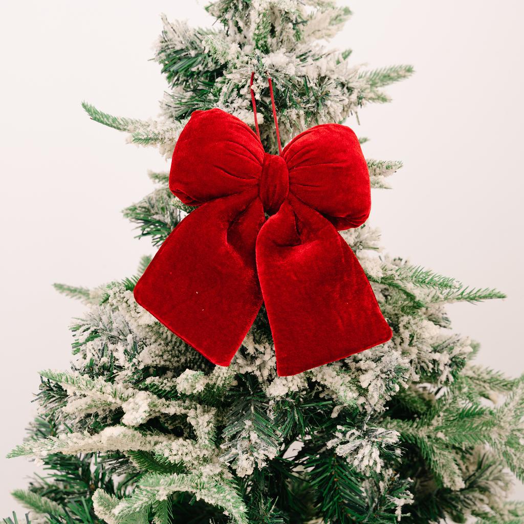 Рождественский галстук-бабочка, Рождественское украшение, Плюшевый большой галстук-бабочка, Украшение для рождественской елки