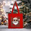 Christmas Christmas Printed Canvas Bag Large Capacity Casual Trend Student Shoulder Bag Tote Bag