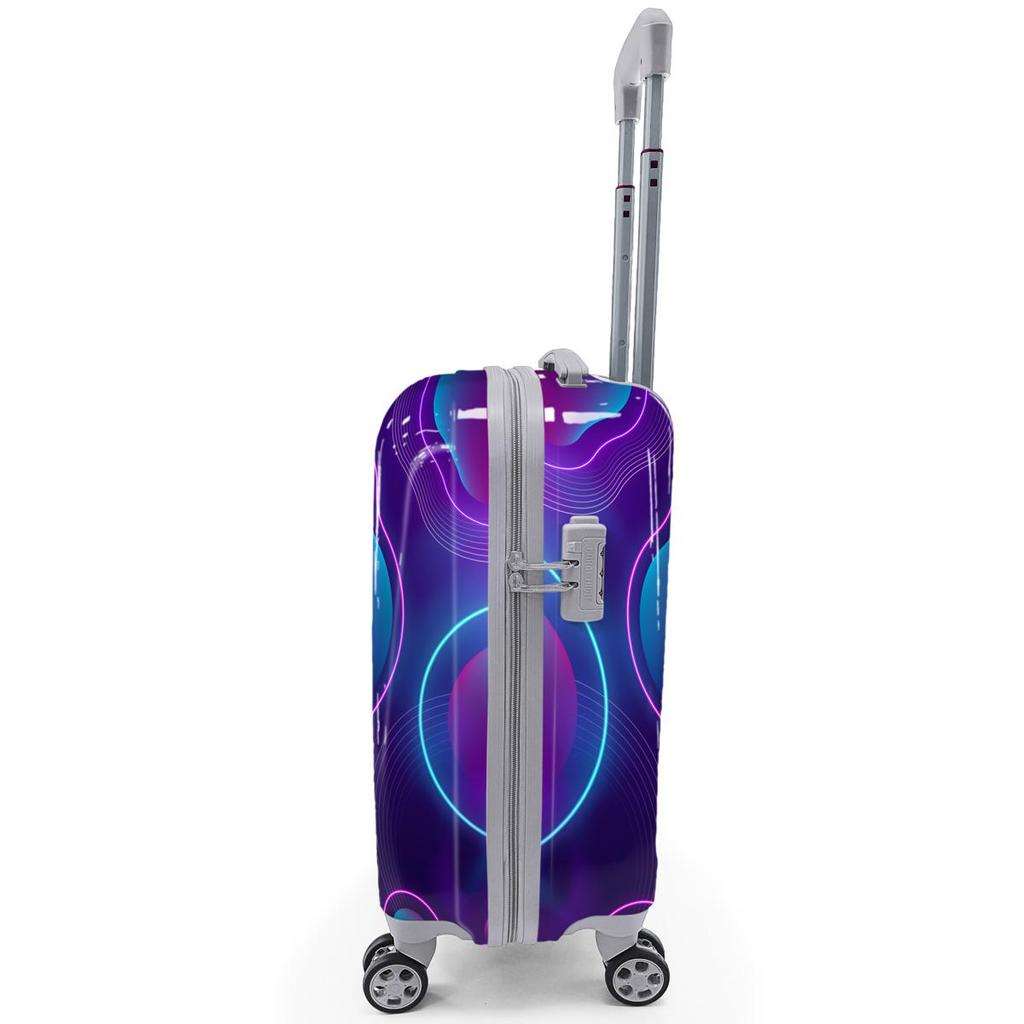 coral high Чемодан для ручной клади с красочным рисунком (50см) 16532