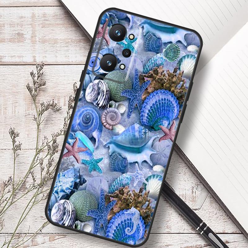 Морские Ракушки Для Realme C75 C67 C61 C55 C53 C51 C21Y C25S GT 7 5 6 Pro GT 6T 10 11 12 13 14 Pro Plus Чехол