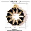 3pcs Fashion Stainless Steel Cubic Zircon Pendant Vintage Handmade Heart Charm DIY Cross Charm Gift