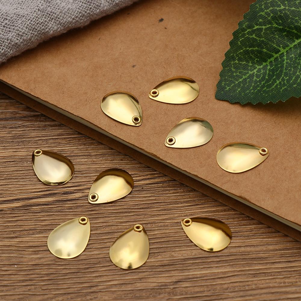 Вращающиеся Блестки Гладкий Никель Металл Ивовый Металл VIB Приманка Лепестки Аттрактор для Рыбалки Спиннер