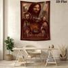 Hobbit Battle Five Armies Tapestry Fashion Print Wallmounted Background Wall Hanging Cloth Work Of Art Christmas Gift