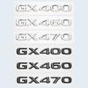 3D хромированный глянцевый черный ABS буквы номер GX400 GX460 GX470 эмблема для багажника автомобиля Lexus логотип значок наклейка