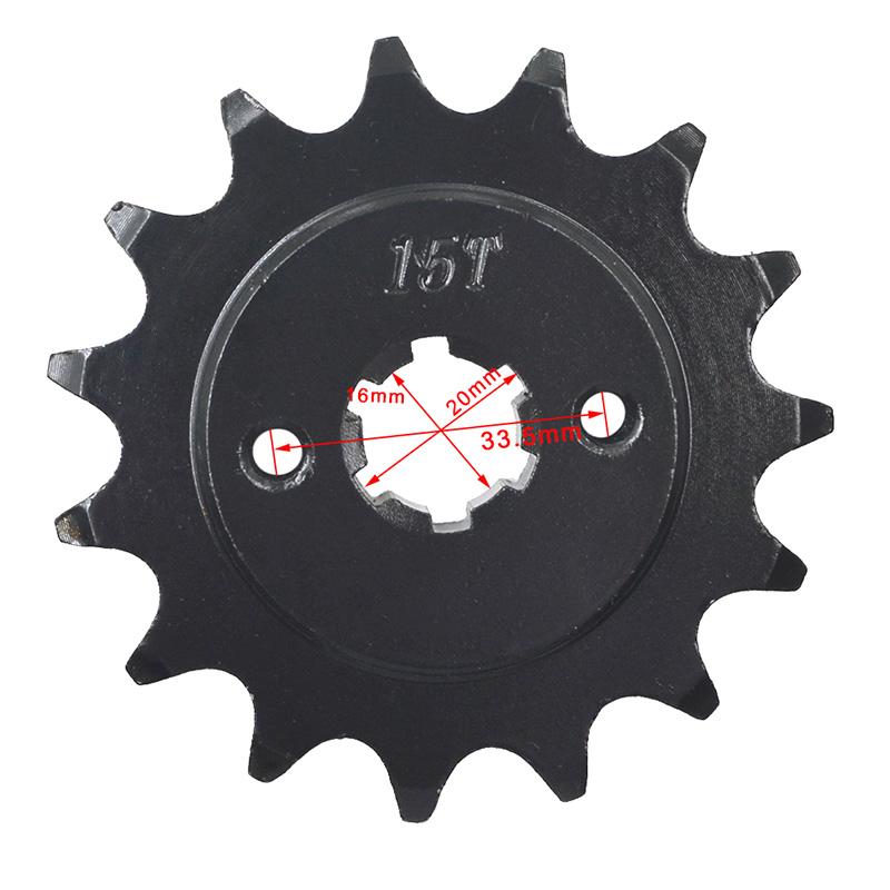 13T 14T 15T Motorcycle Front Sprocket Fit For HYOSUNG GT250 R Sport GT250R GV250C GV250 250 For YAMAHA YFS200 TTR230 200 230