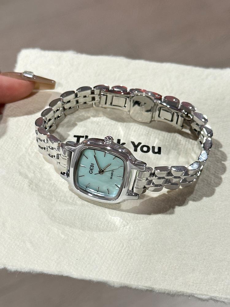 Original luxurywomen's steel belt simple temperament highendnewwomen's highend watch gift for girlfriend women's accessories