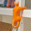 Крючок-кошка с длинными лапами, напечатанный на 3D-принтере, лазающая кошка, держатель для ключей, гарнитуры, мелочей, домашний офис, имитация животного, подвесное украшение