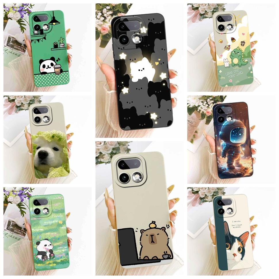 For Realme 16 Pro 5G RMX5121 6.78" Case Cartoon Animals Silicone Back Cover For Realme 16Pro 16 PRO RMX5120 Bumper Phone Cases