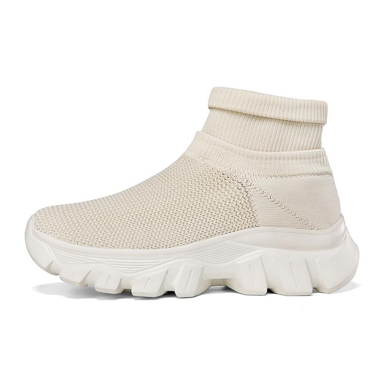 HOHO FAIR Socks Sneakers Women Athletic Shoes Mens Breathable High Top Running Shoes