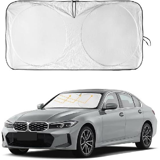 Sunshade For Ram Sun Shade Fit 2010-2025 2026 Dodge RAM 2500 3500 Truck Accessories Windshield Cover For Ram 2500/3500/4500/5500 Sun Visor Fits 2Dr