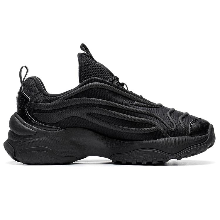 Li Ning Aurora WindWalker V2 Низкие спортивные повседневные кроссовки Мужские Черные AGCS159-3