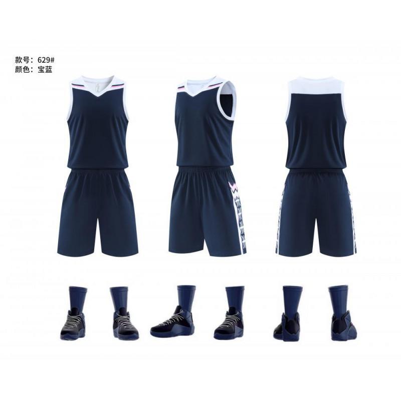Basketball Jersey Set Men Women Kids Training Game Uniform Sleeveless Vest Sportswear