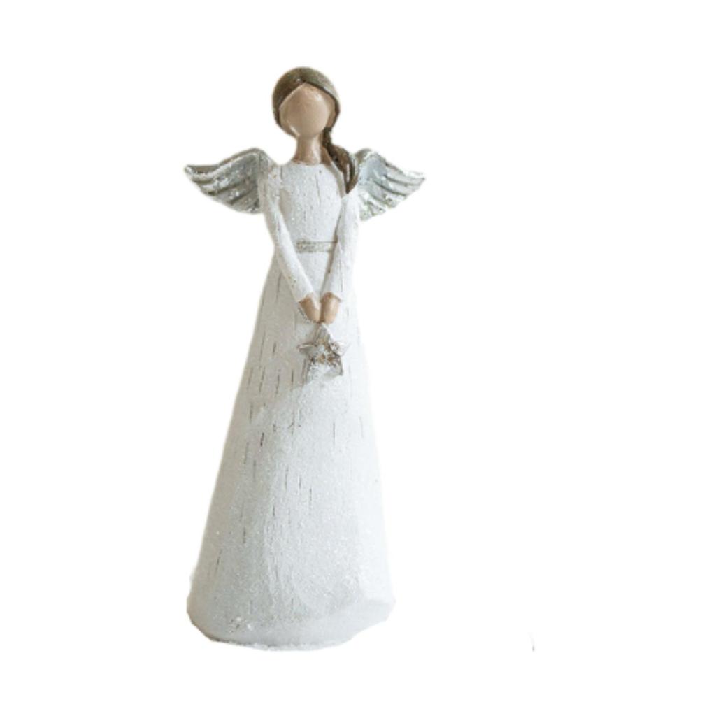 Фигурка ангела, настольное украшение, художественные промыслы, креативная скульптура, рождественское украшение для шкафа, полки, стола, домашнего декора