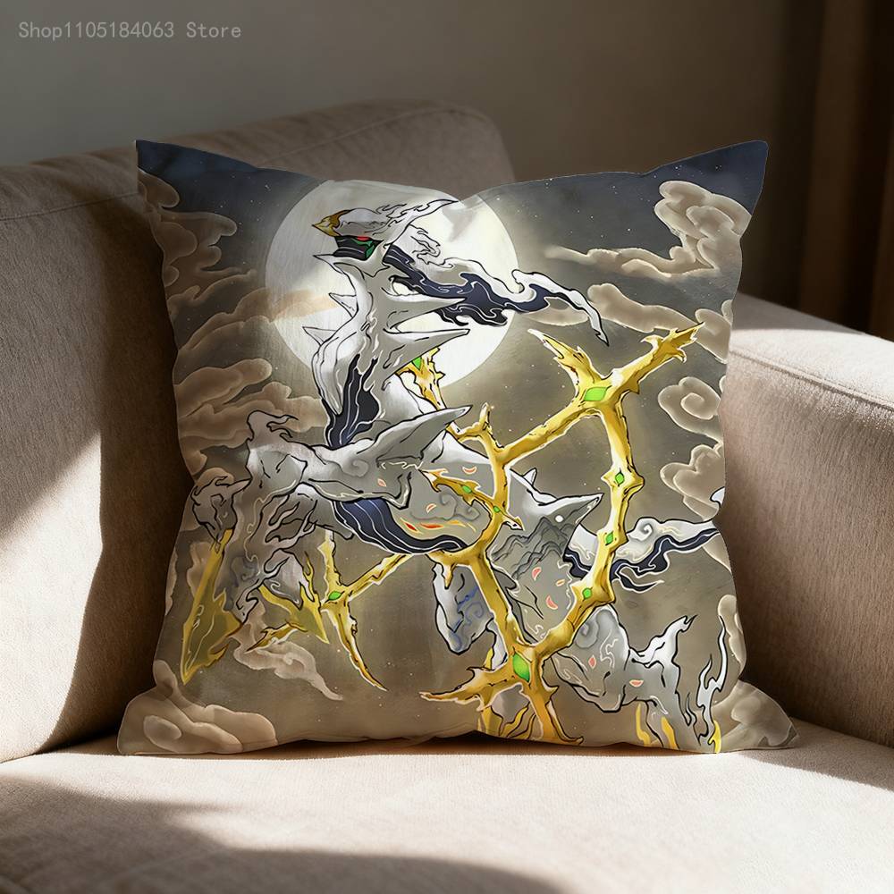 Rathalos Nargacuga M-Monster H-Hunter Pillow Case For Sofa Decor Car Office Room Printing Cushion Cover Decoration And Protector