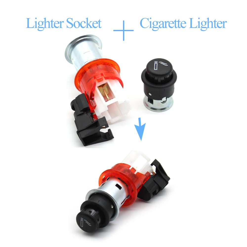 Car Cigarette Lighter Socket For VW Golf 6 2008-2014 MK6 Passat B5 B6 Polo Tiguan Touran Jetta Caddy Santana Sagitar L1J0919309