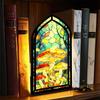 Multicolor Candle Holder Gothic Arch Design Tabletop Holder  Bedroom Decor