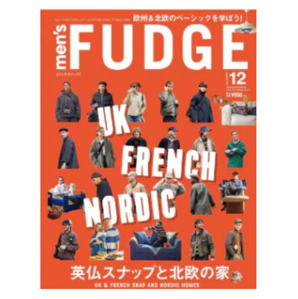 СОВЕРШЕННО НОВЫЙ мужской FUDGE Том 168-177 2025 Японский журнал о моде