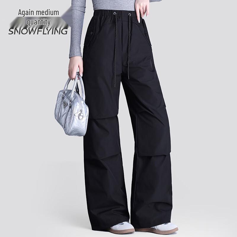SNOWFLYING Женские брюки карго на пуху свободного кроя