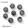 Cube Metal Beads 14K Gold Plated Brass Cube Spacer Beads,Separators For Beads,DIY Bracelet Necklace Making Findings Accessories