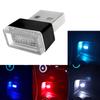 Автомобильный USB светодиодный атмосферный светильник Декоративная лампа Аварийное освещение Универсальный ПК Портативный Plug Play Красный/Синий/Белый