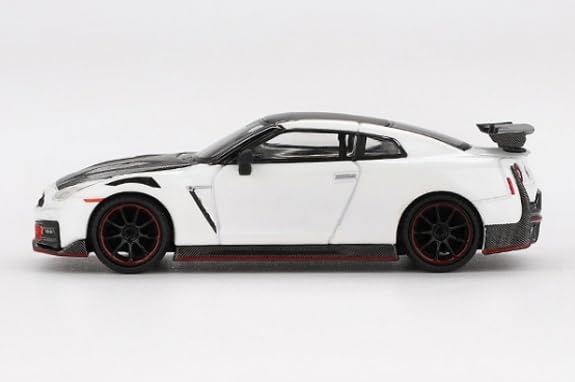 Sunrich MINI GT Nissan Nismo 2024 Brilliant White Pearl Готовая модель 1/64 GT-R (Правый руль) MGT01045-R