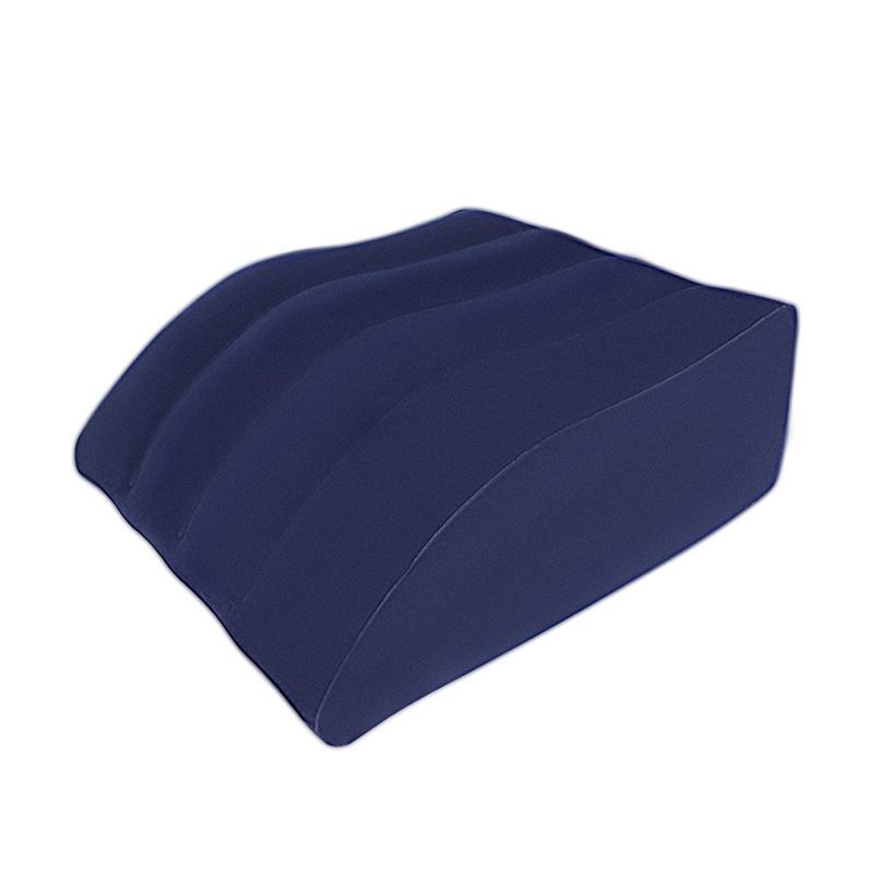 Inflatable Trapezoidal Leg Pillow Flocked Foot Pillow Inflatable Leg Cushion Knee Relaxation Leisure Inflatable Cushion