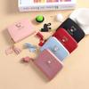 1Pc Short Women Wallets Mini Cute Coin Pocket Card Holder Ladies Female Purse  Zipper Wallet Small Wallet For Girls