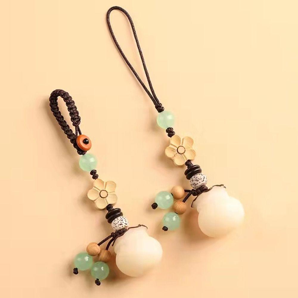 Подарок другу китайский счастливый брелок ручной работы держатель для ключей женская сумка кулон Бодхи кошелек держатель для ключей