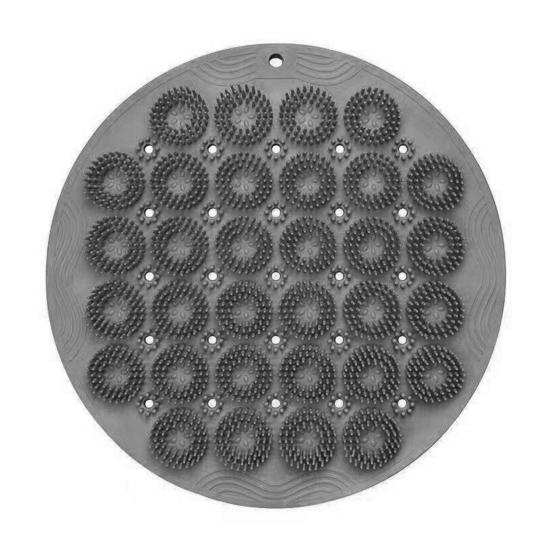 Bath Brush Silicone Foot Wash Mat Exfoliating Shower Massage Scraper Non-slip Back Massage Tool Body Cleaning Bathing Mat