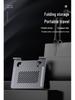 Aluminum Alloy Folding Rotating Tablet Stand with Heat Dissipation for Live Streaming and Gaming