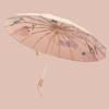 New Three-fold 16-bone Titanium Light Luxury Hand-opened Weather and Rain Parasol Plus Umbrella