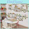Car Street Sticker Cartoon Wall Removable Background Decor For Bedroom Living Room Home Decoration