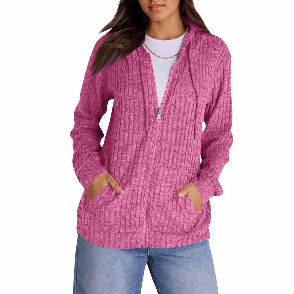 Hoodies For Women Trendy Tops Casual Fall Fashion Long Sleeve Sweatshirt With Pockets Pullover Lightweight