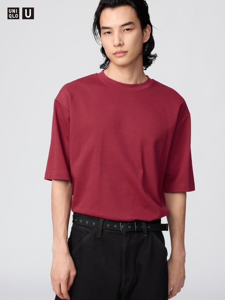 Uniqlo Футболка Japan Air Rhythm Cotton Oversize с рукавами 5 минут 