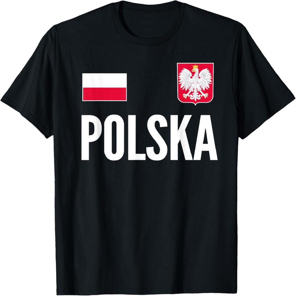 Польша Футболка Футбольная Фан-поддержка Polska Футболка